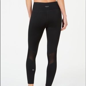 Calvin Klein Mesh-Inset Leggings